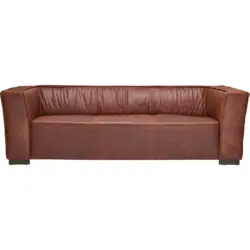 Sofa in Echtleder Braun