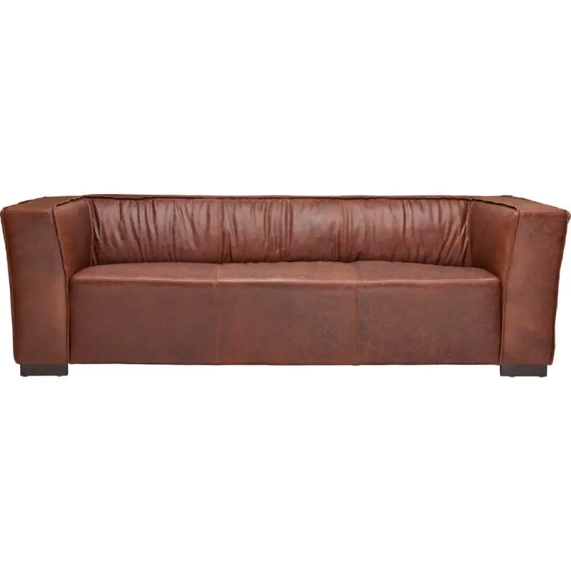 Sofa in Echtleder Braun