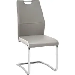 Schwingstuhl in Eisen Lederlook