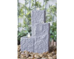 Hornbach Springbrunnen-Set "Neptun LED" Polyresin grau