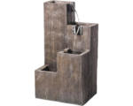 Hornbach Gartenbrunnen "Stufenbrunnen LED" Polyresin holz