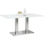 XXXLutz Lauterach - Ihr M&ouml;belhaus bei Bregenz Esstisch in Metall, Glas 120/70/77 cm