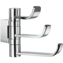 Handtuchhaken in Chromfarben