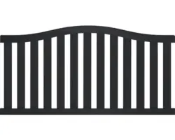 Vorgartenzaun Konsta Mino 179 x 91 cm anthrazit