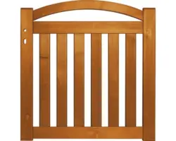 Einzeltor Konsta Mino mit Schloßfräsung 98 x 100 cm kirschbaum