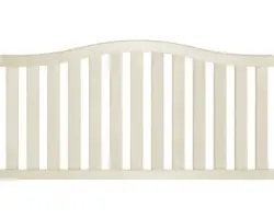 Vorgartenzaun Konsta Mino 179 x 91 cm cremeweiß