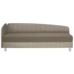 Liege in Webstoff Braun