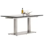 XXXLutz Lauterach - Ihr M&ouml;belhaus bei Bregenz Esstisch in Metall, Glas 120-180/80/76 cm