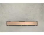 Hornbach Betätigungsplatte Geberit Sigma 50 2-Mengentechnik Betonoptik/rotgold
