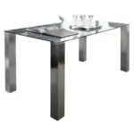 XXXLutz Lauterach - Ihr Möbelhaus bei Bregenz Esstisch in Metall, Glas 160/90/77 cm