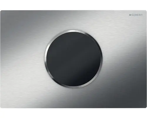 Betätigungsplatte Geberit Sigma 10 HyTronic WC-Steuerung berührungslos Batteriebetrieb 2-Mengentechnik edelstahl gebürstet
