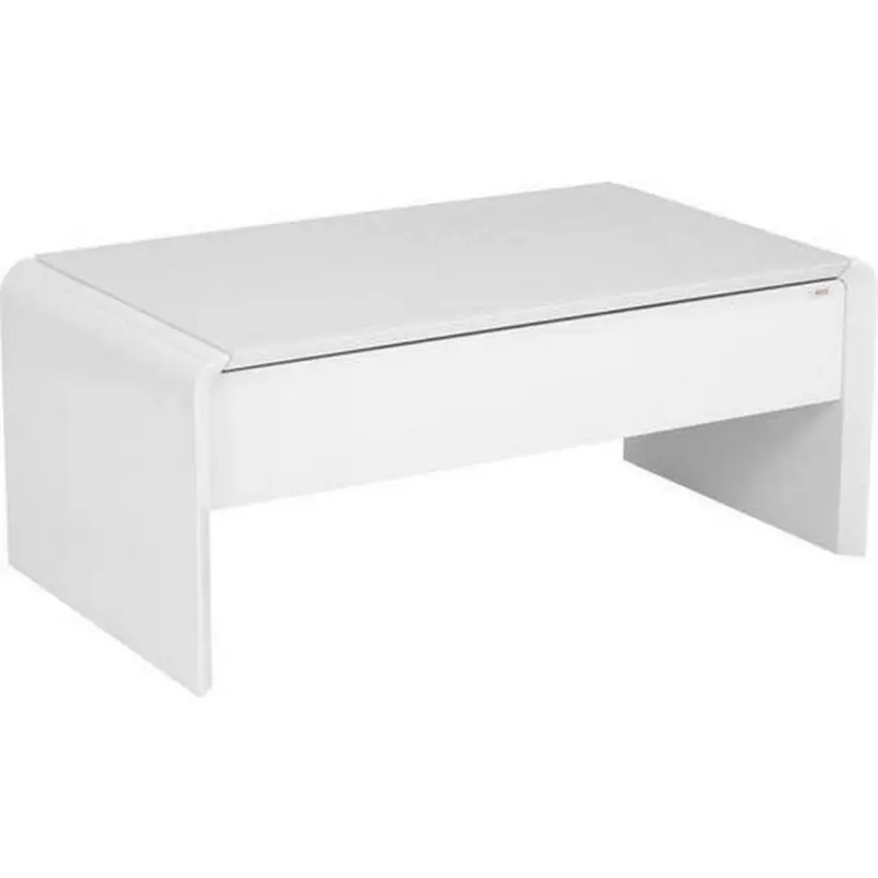 Couchtisch in Glas, Holzwerkstoff 110/60/45-71 cm