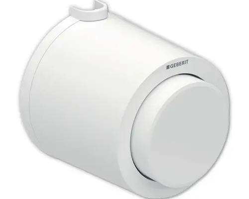 Fernbetätigung Geberit Typ 01 pneumatisch AP Drücker 1-Mengentechnik weiß alpin