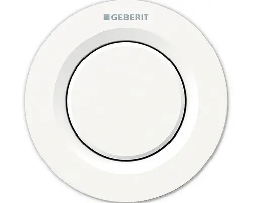 Fernbetätigung Geberit Typ 01 pneumatisch UP Drücker 1-Mengentechnik weiß alpin