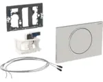 Hornbach Betätigungsplatte Geberit Sigma 10 WC-Steuerung mit elektronischer Spülauslösung Netzbetrieb über Stützklappgriff manuell 1-Mengentechnik edelstahl