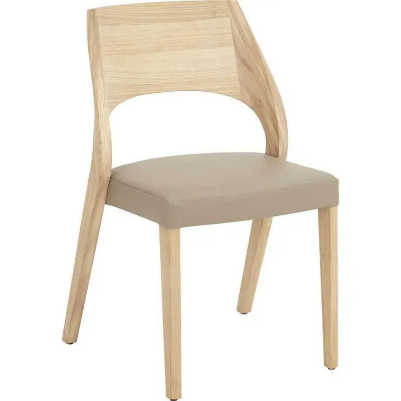 Stuhl in Echtleder pigmentiert