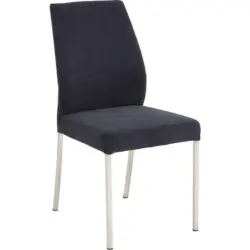 Stuhl in Stahl Chenille