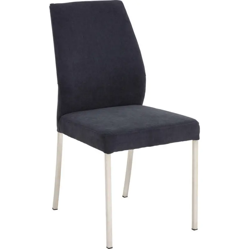 Stuhl in Stahl Chenille