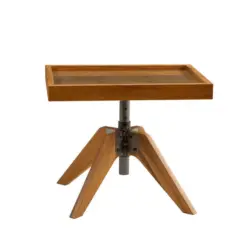 Nachttisch in massiv Wildeiche Eichefarben