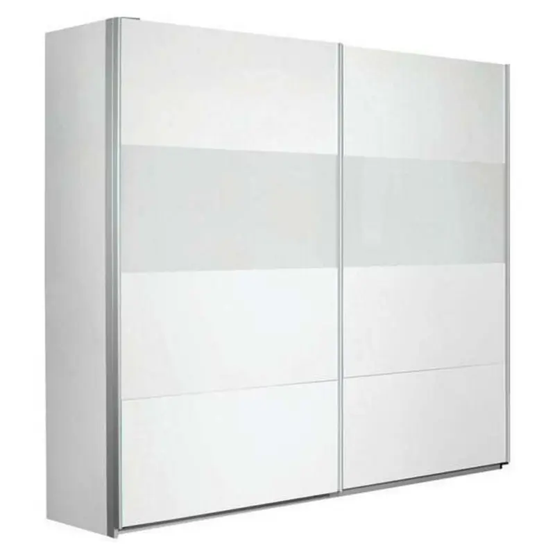 Schwebetürenschrank in Weiß