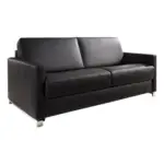 XXXLutz Lauterach - Ihr M&ouml;belhaus bei Bregenz Schlafsofa in Echtleder Schwarz