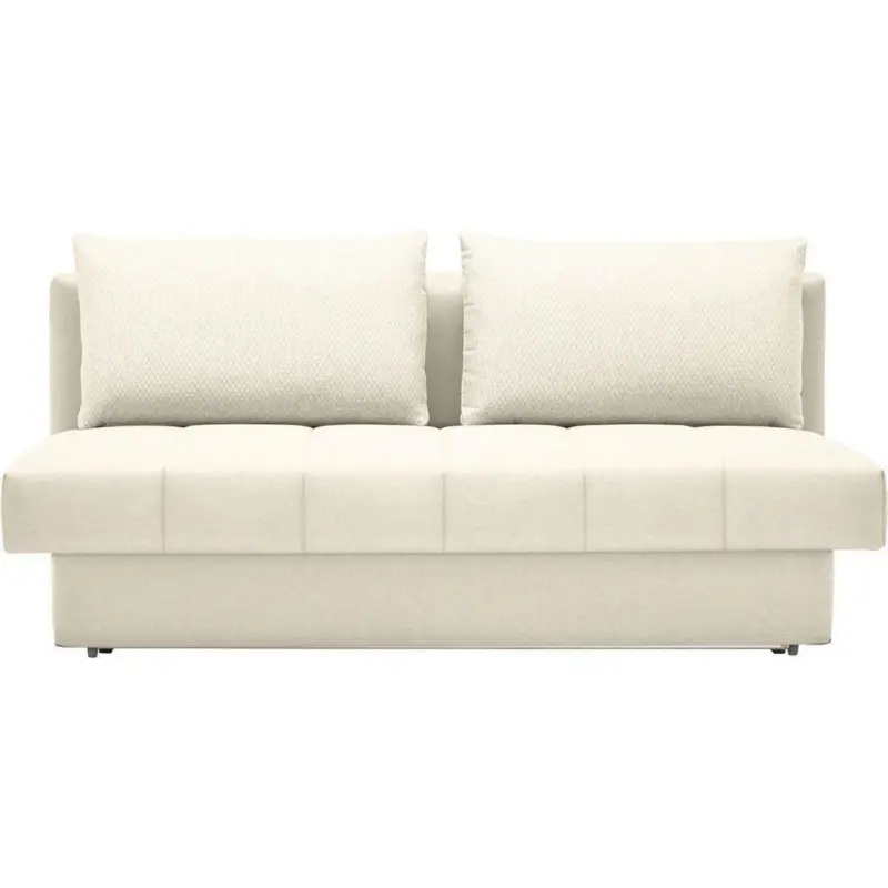 Schlafsofa in Webstoff Beige