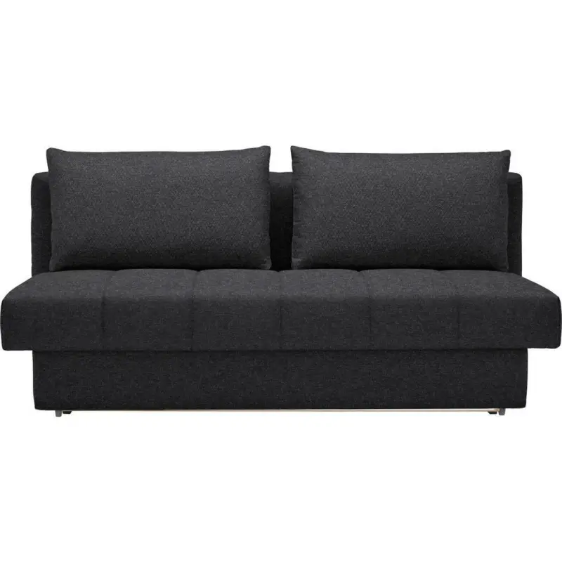 Schlafsofa in Webstoff Anthrazit