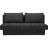 Schlafsofa in Webstoff Anthrazit