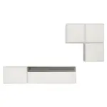 XXXLutz Lauterach - Ihr Möbelhaus bei Bregenz Wohnwand 270/160/44,8 cm in Grau, Weiß