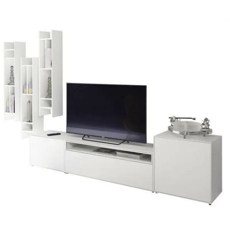 Wohnwand 333/199/44,8 cm in Weiß