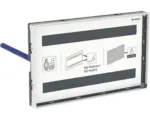 Hornbach Abdeckplatte Geberit Omega flächenbündig mit Sichtrahmen zum Befliesen 115088001