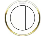 Hornbach Fernbetätigung Geberit Typ 10 pneumatisch UP Drücker 2-Mengentechnik weiß/gold