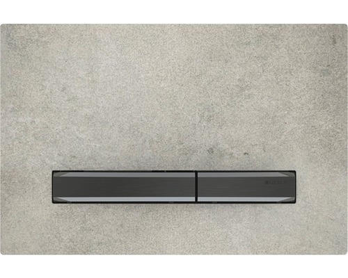 Betätigungsplatte Geberit Sigma 50 2-Mengentechnik Betonopik/schwarzchrom