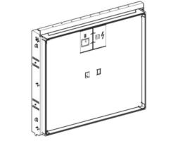 Fertigbaurahmen Geberit für ONE Waschtisch schwebendes Design edelstahl gebürstet 115.425.FW.1