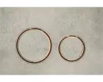 Hornbach Betätigungsplatte Geberit Sigma 21 2-Mengentechnik Betonoptik/rotgold