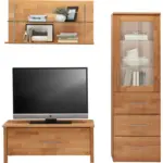 XXXLutz Lauterach - Ihr Möbelhaus bei Bregenz Wohnwand 156/160/46 cm in Erlefarben