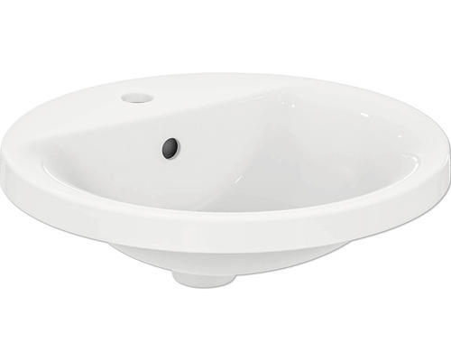 Einbauwaschtisch Ideal Standard Connect rund 48x48 cm weiß