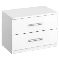 Nachtkästchen in Weiß