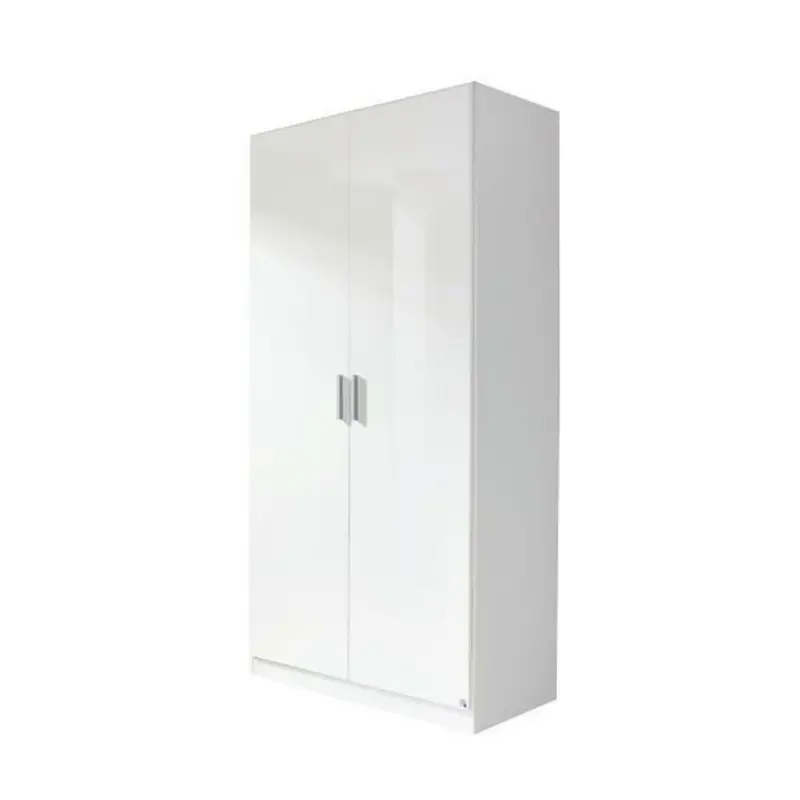 Drehtürenschrank in Weiß