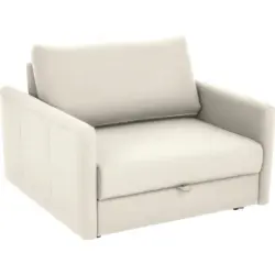 Schlafsessel in Flachgewebe Naturfarben