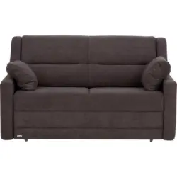 Schlafsofa in Flachgewebe Anthrazit