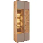 XXXLutz Lauterach - Ihr Möbelhaus bei Bregenz Vitrine in vollmassiv Kerneiche Eichefarben, Fango