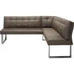 XXXLutz Lauterach - Ihr Möbelhaus bei Bregenz Eckbank 207/175 cm in Grau, Edelstahlfarben