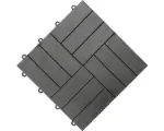 Hornbach Klickfliese florco® stone 4x3 30 x 30 x 2,8 cm 4 Stück Schiefer