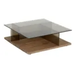 XXXLutz Lauterach - Ihr M&ouml;belhaus bei Bregenz Couchtisch in Holz, Glas 80/80/26,4 cm