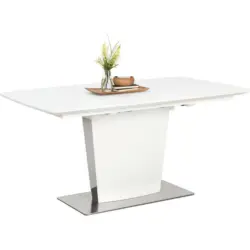 Esstisch in Metall, Glas, Holzwerkstoff 160-210/90/76 cm