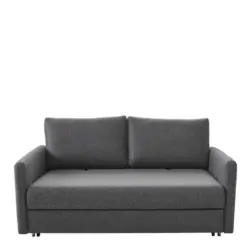 Schlafsofa in Flachgewebe Grau