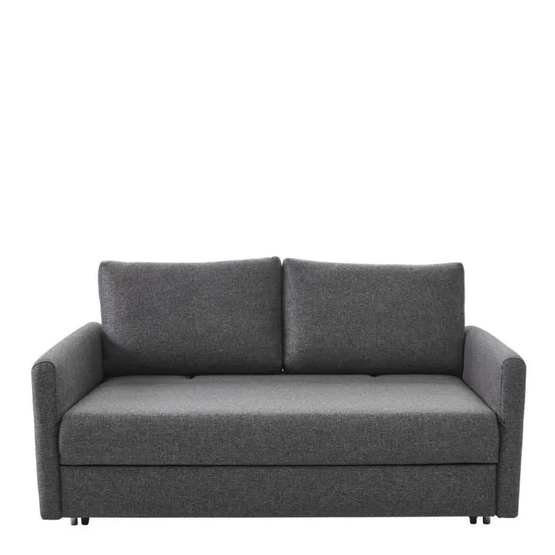 Schlafsofa in Flachgewebe Grau