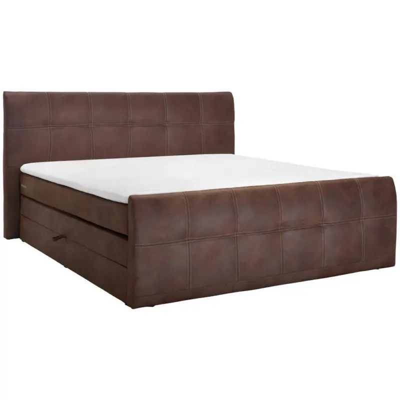 Boxspringbett 180/200 cm in Hellbraun