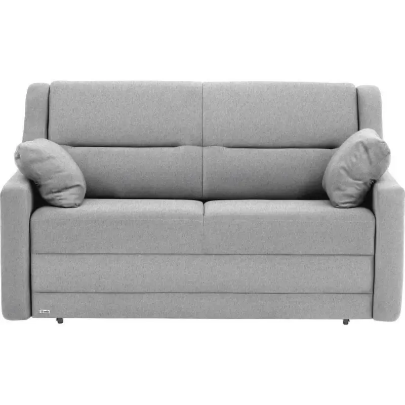Schlafsofa in Flachgewebe Grau